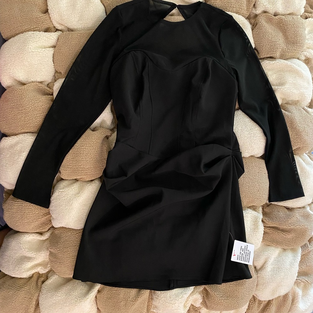 ASOS Black Asymmetrical Dress
